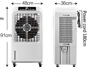 150W 220V Industrial Water Air Cooler 7.5H Condizionatore d'aria con timer telecomandato